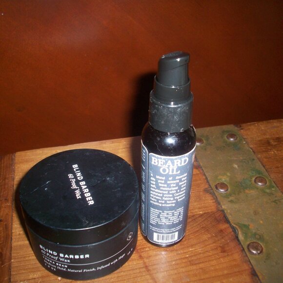 Blind Barber 60 Proof Wax 2.5 oz Men Styling Lot & Uncle Jimmy Beard Growth Oil - Picture 4 of 5